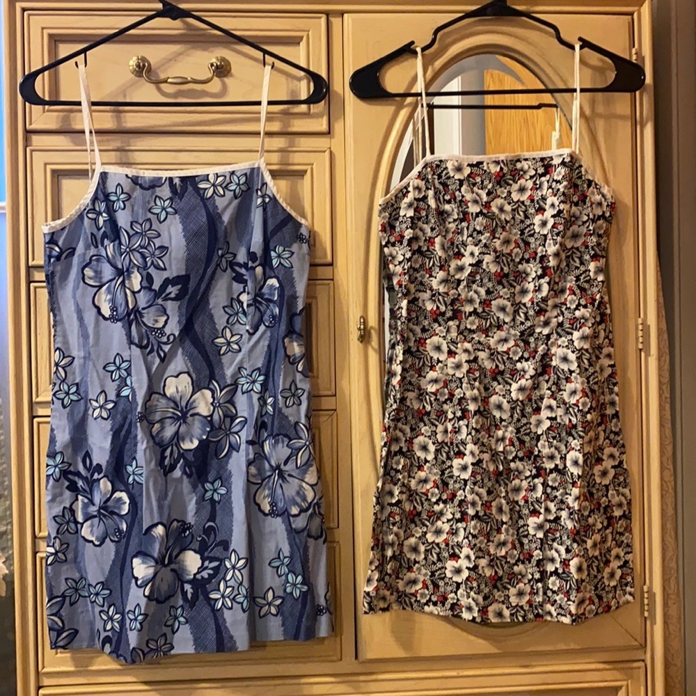 Lot of 2 Hawaiian Beach Dresses